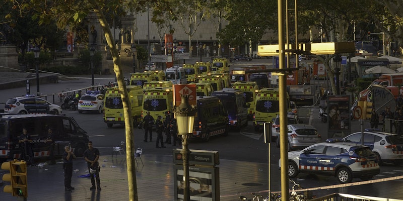 EMS after 2017 terrorist attack in Barcelona
